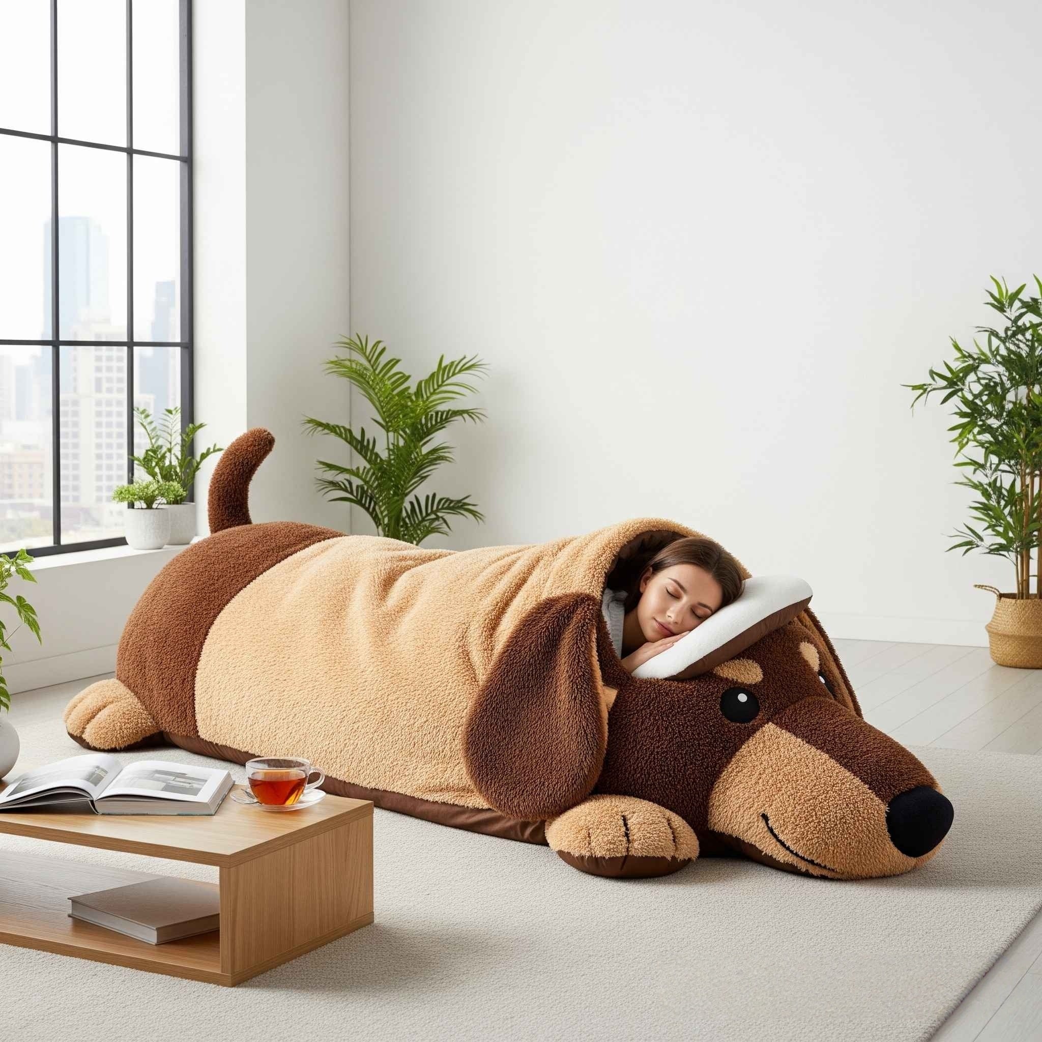 Fluffy Dog Sleeping Bags: A Cozy Hug Every Time You Sleep|The best choice for winter!