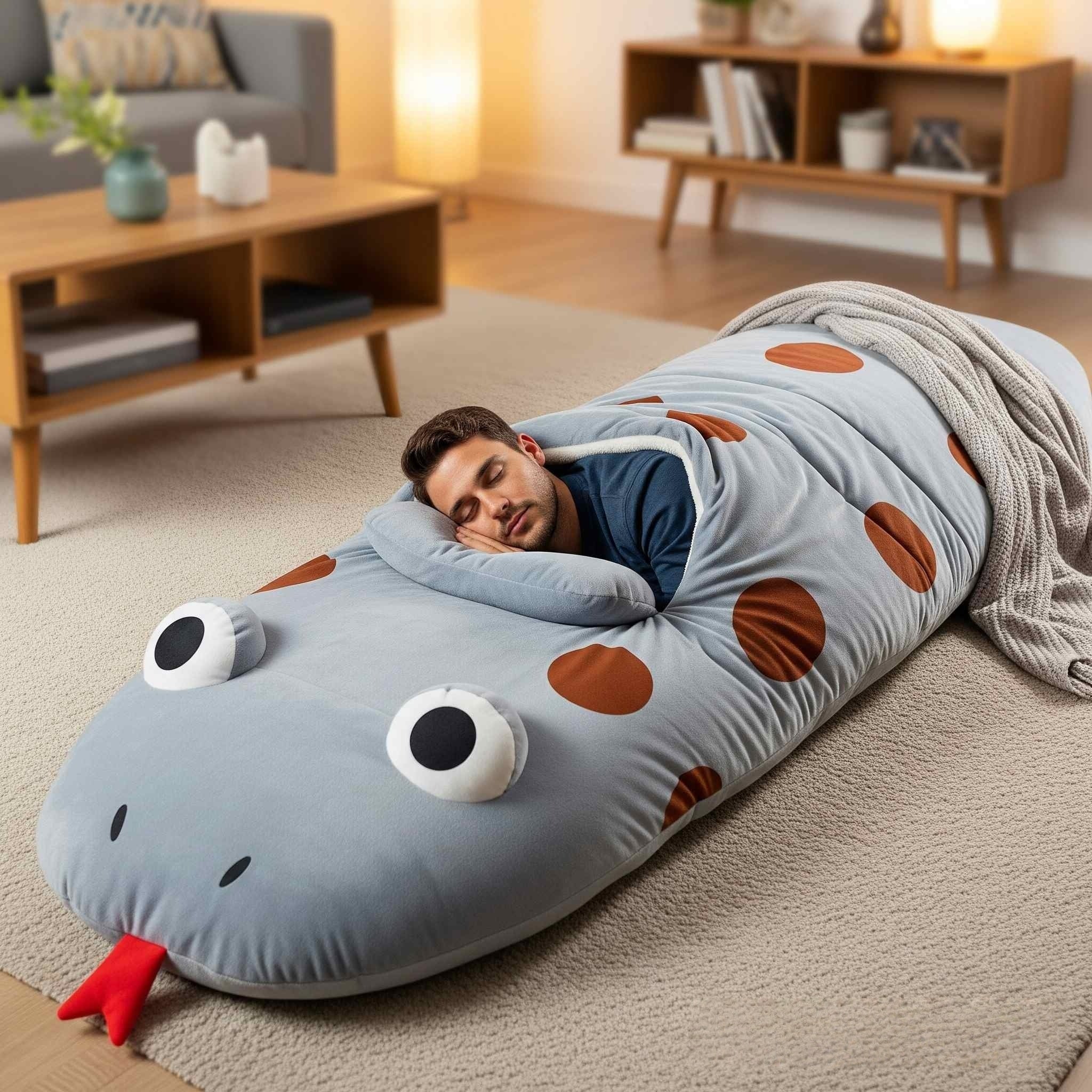 Snake-shaped Sleeping Bag | Practical, Fun &amp; Incredibly Cozy