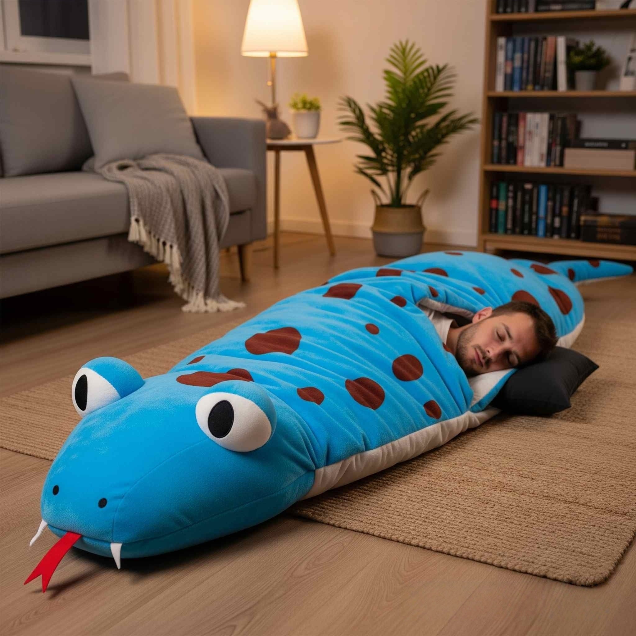 Snake-shaped Sleeping Bag | Practical, Fun &amp; Incredibly Cozy