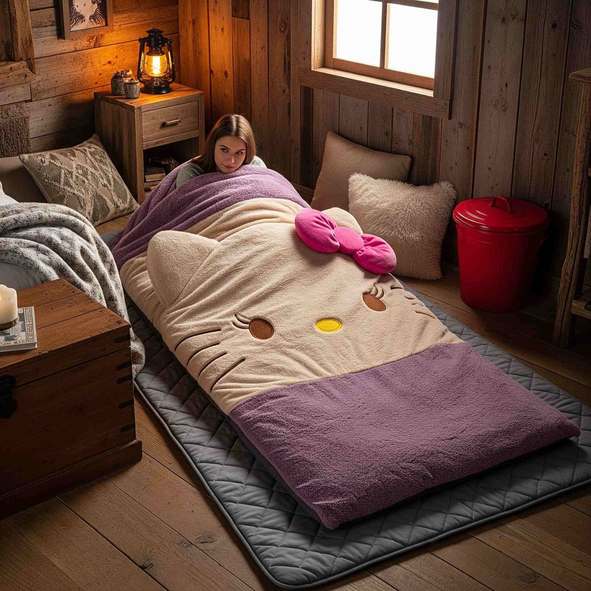 Cute Hello Kitty Sleeping Bag for Fans of Comfort &amp; Kawaii Style