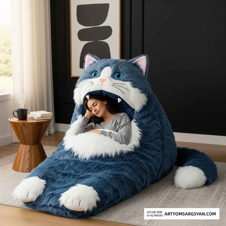 The best choice for winter! The latest soft cat sleeping bag | Both comfortable and adorable! Deserving of possession