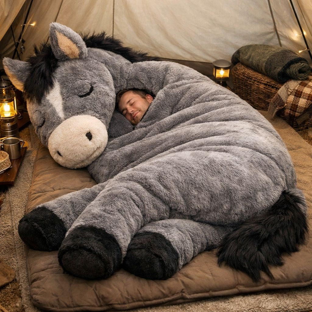 Fluffy Horse Sleeping Bag Gift Guide for Animal Lovers & Campers