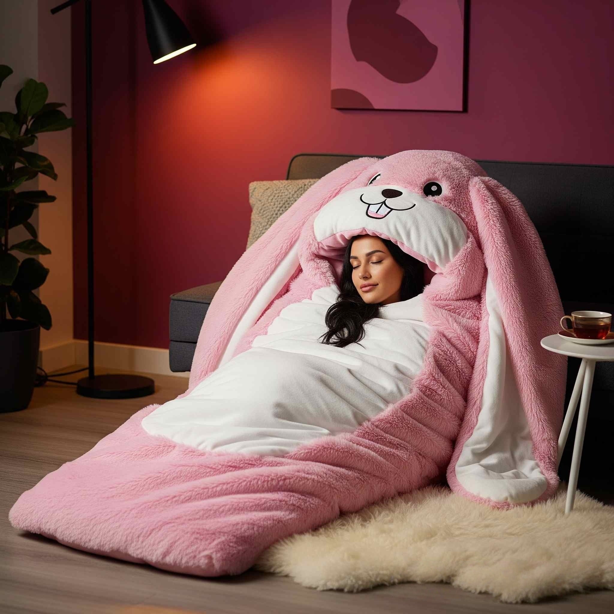 Fluffy Rabbit Sleeping Bag: A Must-Have for Bunny Lovers