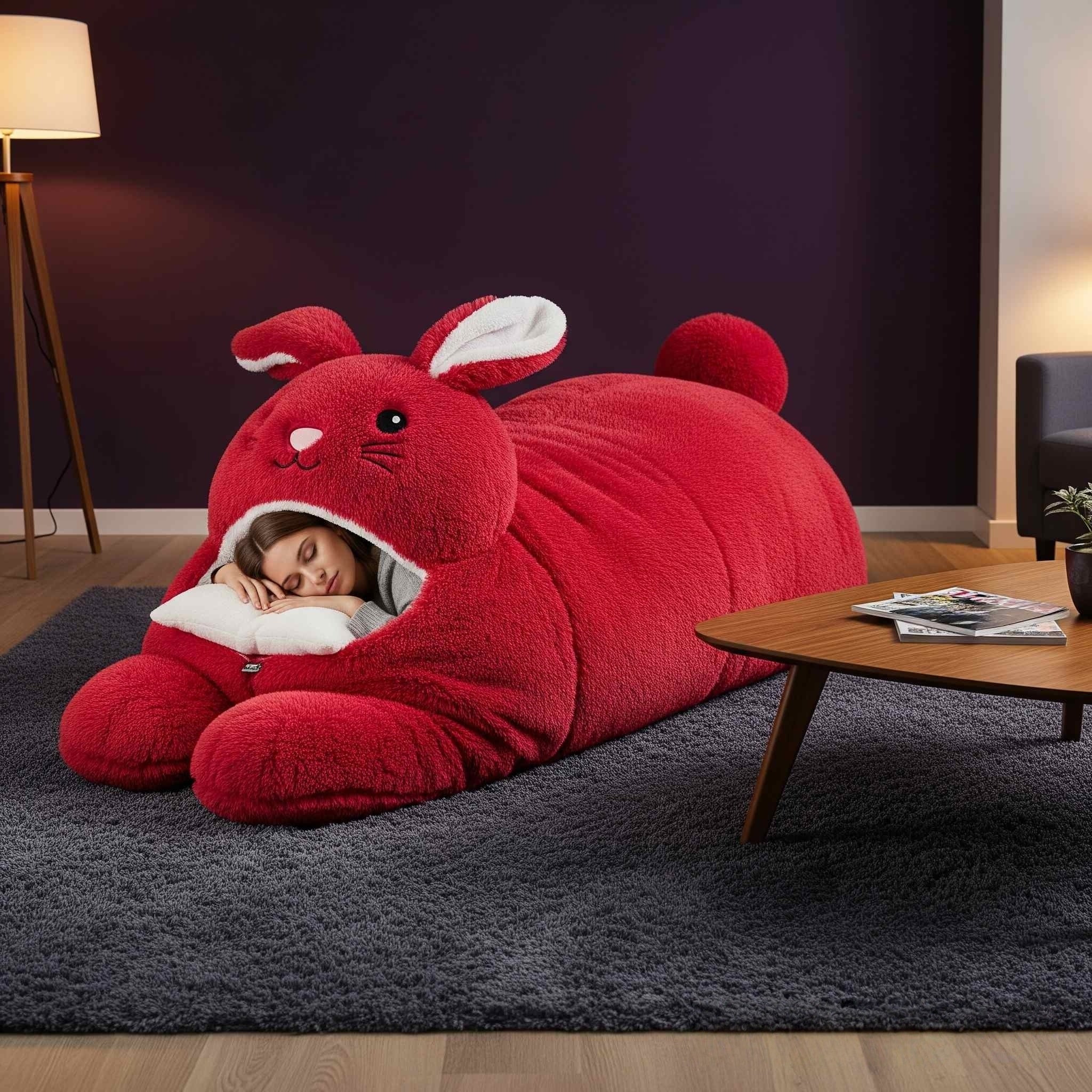 Fluffy Rabbit Sleeping Bag: A Must-Have for Bunny Lovers